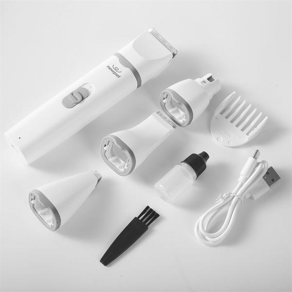 Kit Corte Unhas Cães 4 Em 1 Oneisall - Cortador E Moedor Silencioso Recarregável