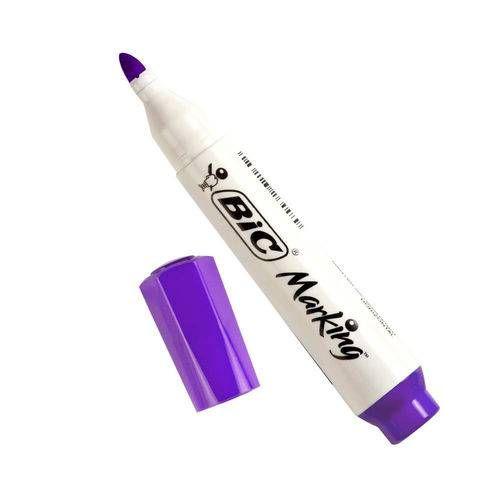 Imagem de Kit Marcador de Quadro Branco Recarregavel Roxo com 2