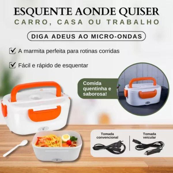 Imagem de Kit Marmitas Elétricas Automática Portátil Veículo Bolsa