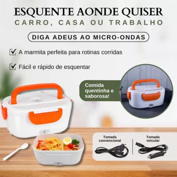 Imagem de Kit Marmitas Elétricas Automática Portátil Veículo Bolsa Térmica