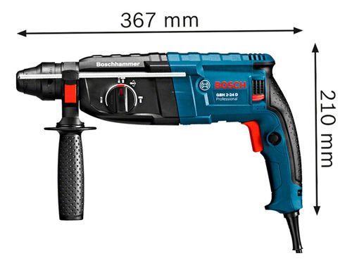 Imagem de Kit Martelete Bosch Gbh 2-24 D Com Adaptador De Mandril 220v