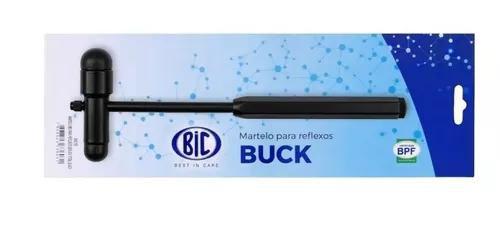 Imagem de Kit Martelo Reflexo Buck Preto + Goniômetro + Fita Antropométrica