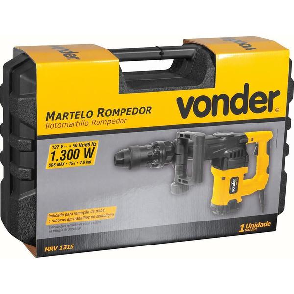 Imagem de Kit Martelo Rompedor Mrv1315 15J 127V - Vonder