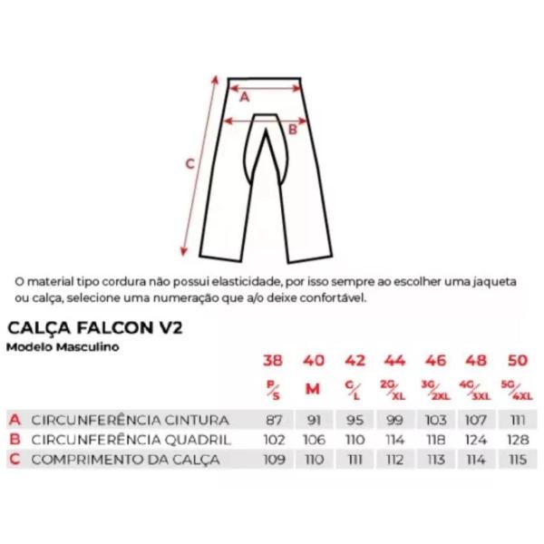 Imagem de Kit Masculino Jaqueta Calça Falcon V2 Couro Impermeável