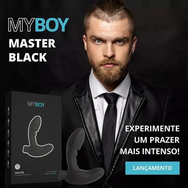 Imagem de Kit Massageador de Prostata Master e Gel Lubrificante Dessensibilizante Super Confort