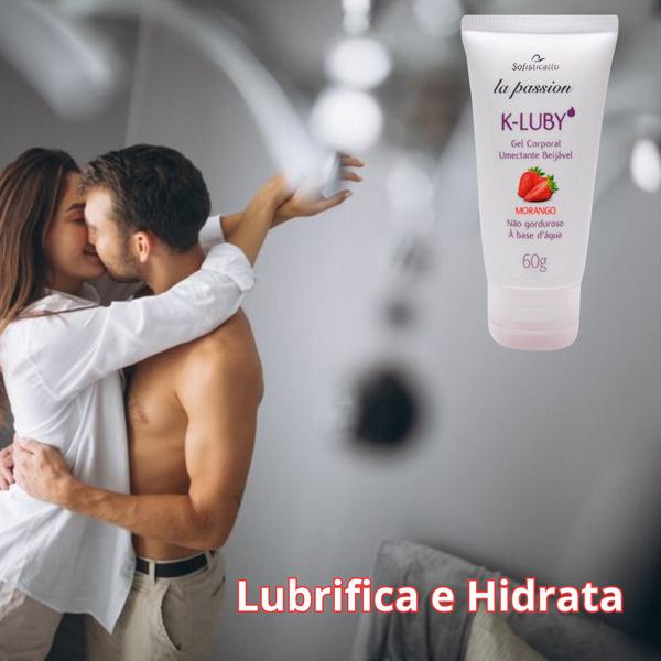 Kit Massagem e Conforto Íntimo: K-LUBY Lubrificante Beijável Morango + Óleo Spray Shock Plus Menta - Sofisticatto Imagem de Kit Massagem e Conforto Íntimo: K-LUBY Lubrificante Beijável Morango + Óleo Spray Shock Plus Menta