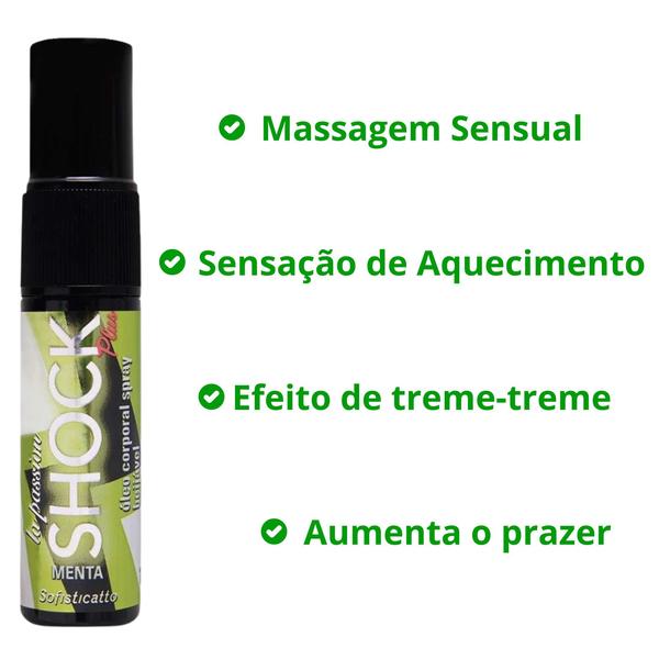 Kit Massagem e Conforto Íntimo: K-LUBY Lubrificante Beijável Morango + Óleo Spray Shock Plus Menta - Sofisticatto Imagem de Kit Massagem e Conforto Íntimo: K-LUBY Lubrificante Beijável Morango + Óleo Spray Shock Plus Menta