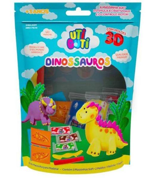 Imagem de Kit Massinha de Modelar Dinossauros Utiguti - CANSON