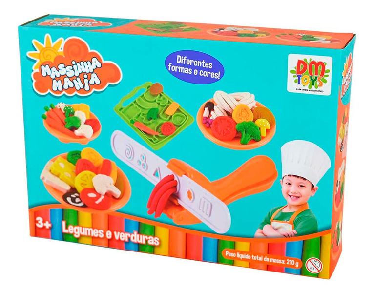 Imagem de Kit Massinha De Modelar Mania Legumes E Verduras Comidas