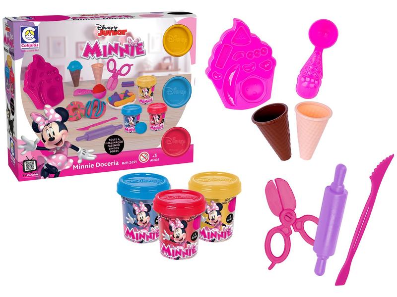 Imagem de Kit Massinha Disney Junior Minnie Doceria Cotiplas