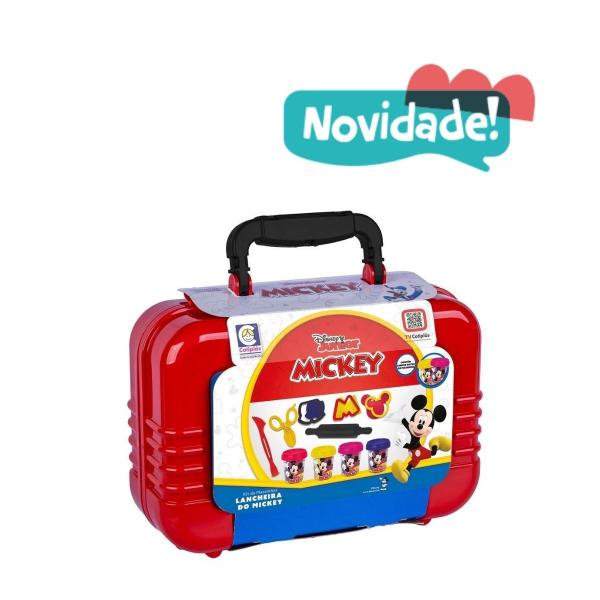 Imagem de Kit Massinha - Lancheira Do Mickey - Disney Junior Brinquedo Infantil - Cotiplás