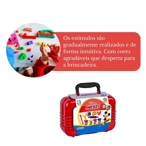 Imagem de Kit Massinha Lancheira Do Mickey Disney Junior Infantil Brinquedo - Cotiplás