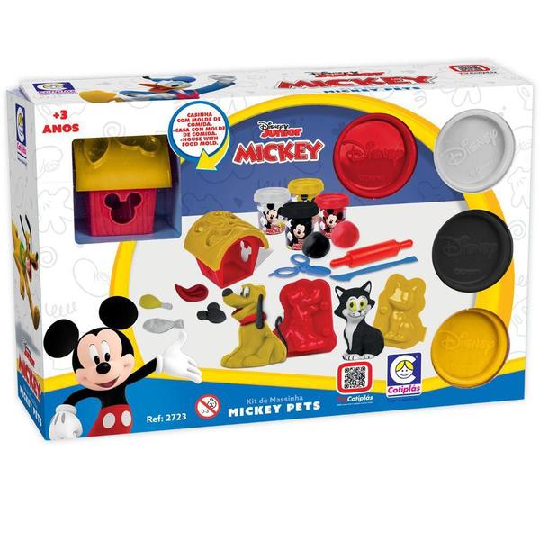 Imagem de Kit Massinha Mickey Pets - Cotiplás