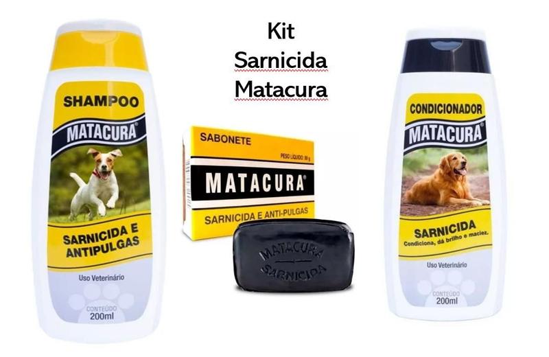 Imagem de Kit Matacura Shampoo+Condicionador+Sabonete