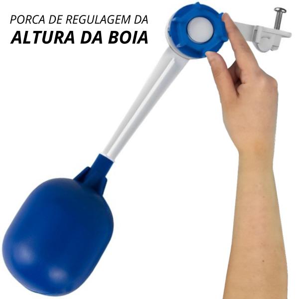 Imagem de Kit Mecanismo Reparo Torre de Entrada Com Boia Universal  Valeplast