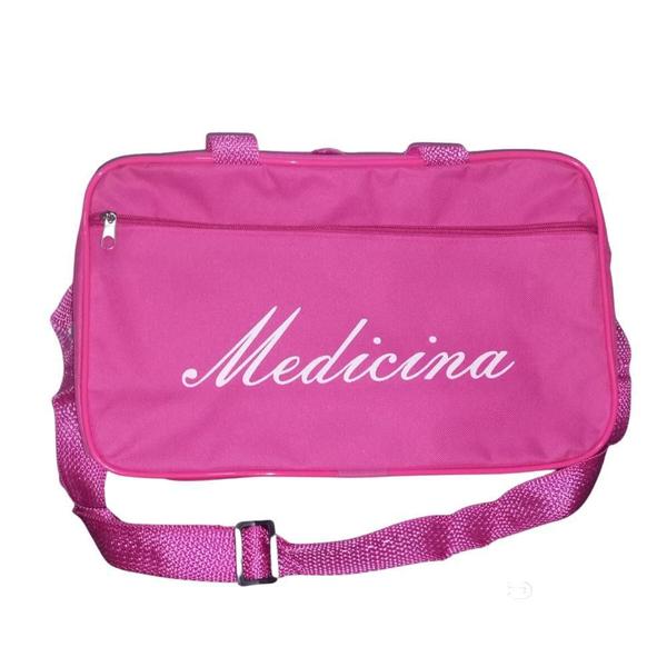 Imagem de Kit Medicina Com Esteto Esfigmo E Bolsa Rosa Pink