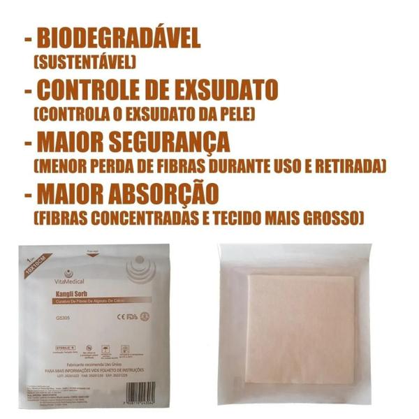 Kit Médico 1 Hidrogel Casex 85g + 10 Curativos Alginato E Calcio Caixa 10x10cm Vitamedical - Casex / Vitamedical Imagem de Kit Médico 1 Hidrogel Casex 85g + 10 Curativos Alginato E Calcio Caixa 10x10cm Vitamedical