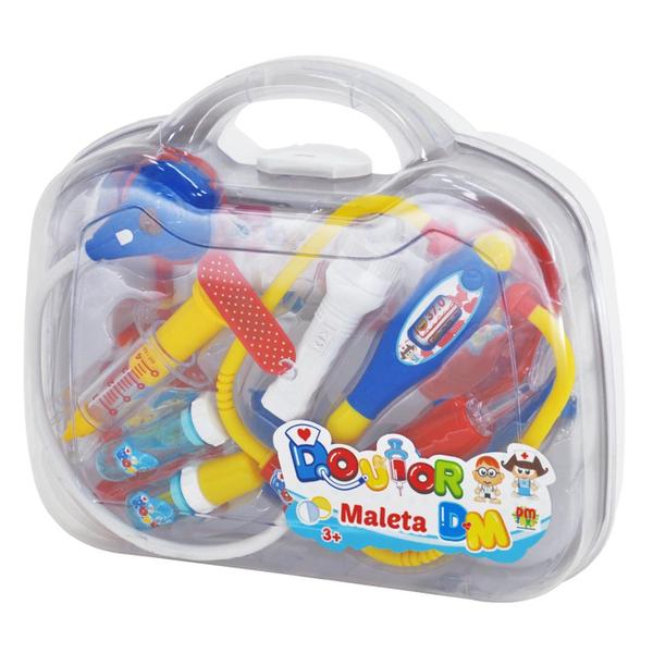 Imagem de Kit Médico Com Som Maleta Crianças Divertido Doutor Dm Azul - Dm Toys