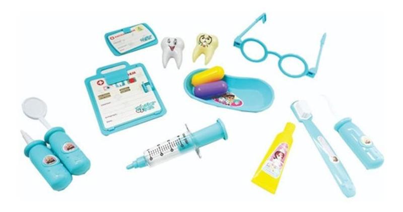 Imagem de Kit Médico Dentista Infantil Com Acessórios Brinquedo Menina