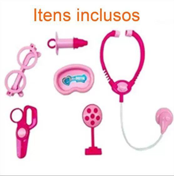 Imagem de Kit Medico Infantil 7 Pecas com Maleta