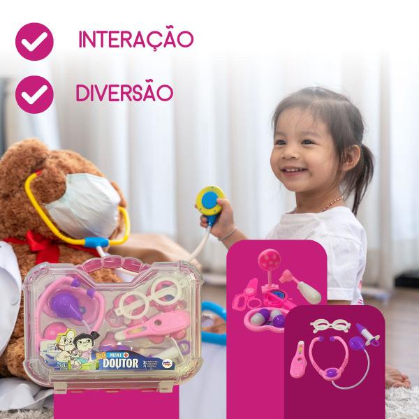 Imagem de Kit Médico Maleta Grande Infantil Educativo Doutor Brinquedo