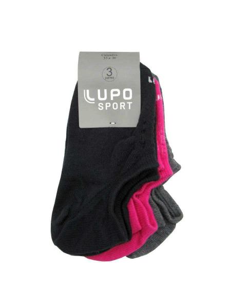 Imagem de Kit Meia Lupo 3271-089 Sport Algodão com 3 pares