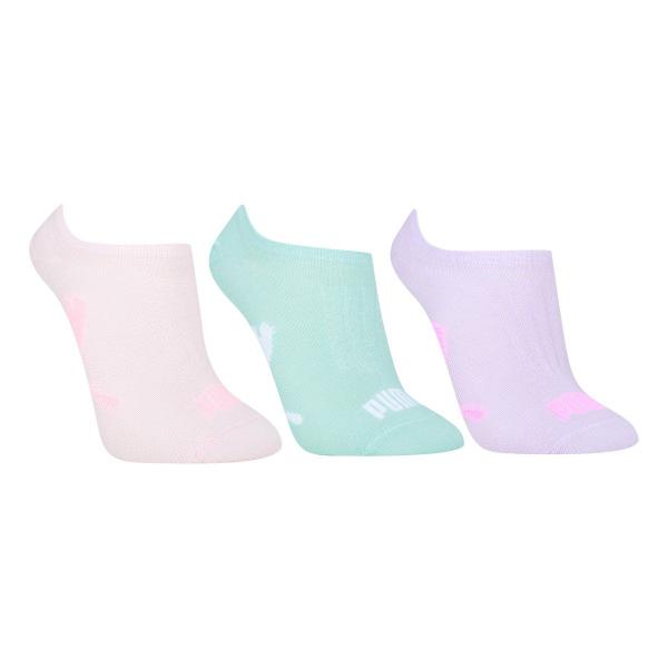 Kit Meia Puma Invisível Esportiva C/ 3 Pares Feminina Kit Meia Puma Invisível Esportiva C/ 3 Pares Feminina