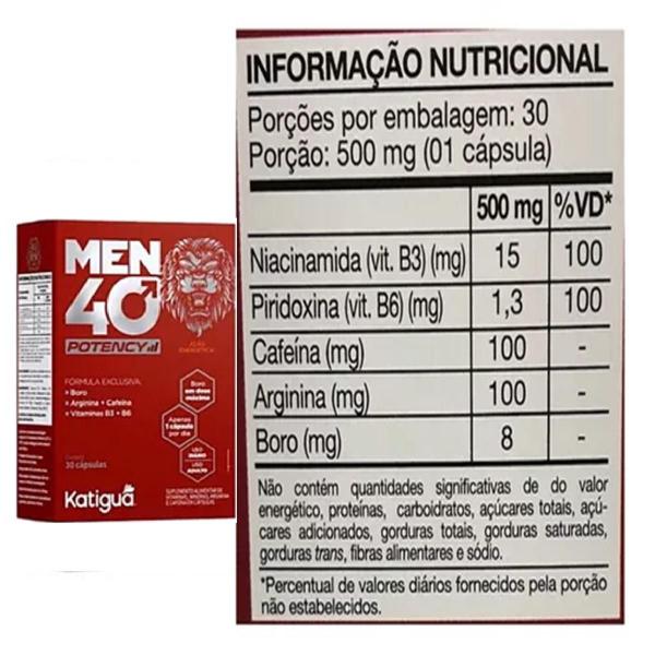 Imagem de Kit Men 40 Potency Com 10 Caixas De 30 Cápsulas Cada