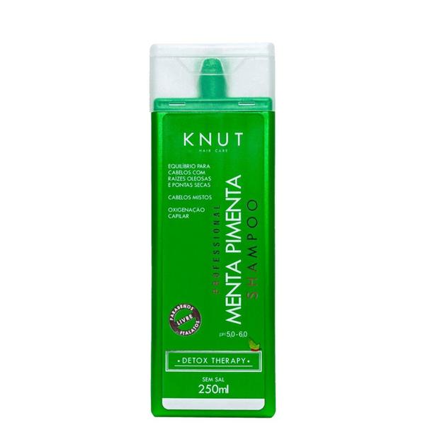 Imagem de Kit Menta Pimenta Shampoo 250ml + Condicionador 250ml + Esfoliante Scalp Scrub 300g Knut 