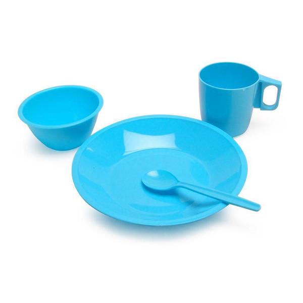 Imagem de Kit Merenda Infantil Escolar Fácil de Lavar Resistente Cobrirel