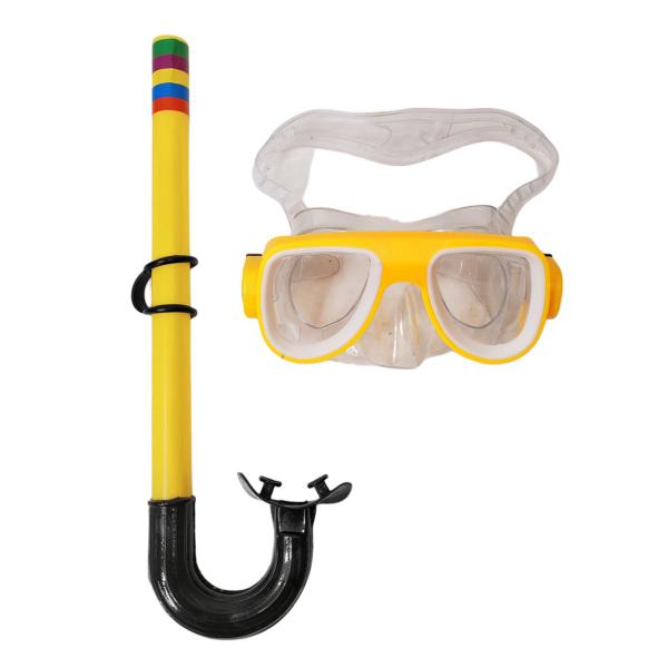 Imagem de Kit Mergulho Básico Infantil Com Snorkel E Óculos Com Excelente Vedação Para Natação Piscina Praia Mergulho