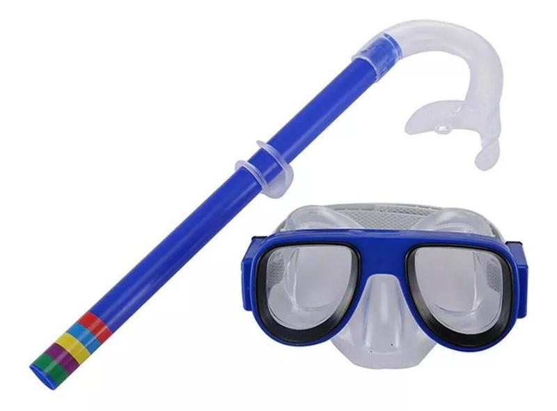 Imagem de Kit Mergulho Infantil Mascara Snorkel Protetor De Ouvido