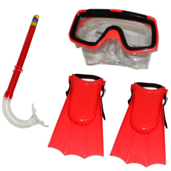 Imagem de Kit Mergulho Infantil Snorkel Pé de Pato Art Sport 3Em1