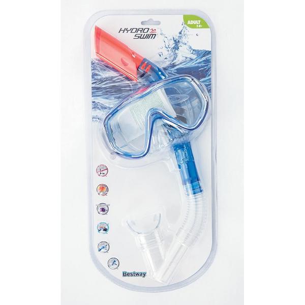 Imagem de Kit Mergulho Juvenil Mascara + Snorkel Bestway Blue