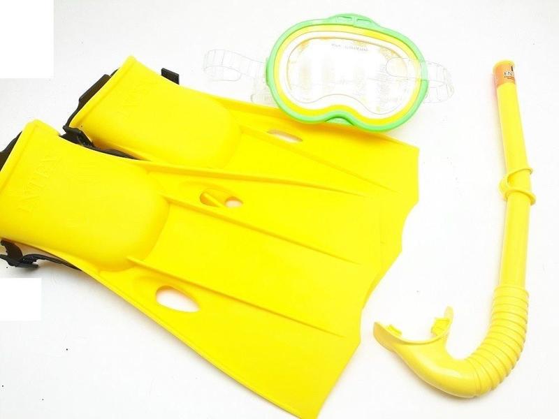 Imagem de Kit Mergulho Master Intex Máscara Snorkel & Nadadeira