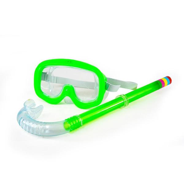 Imagem de Kit Mergulho Snorkel 2 Peças Verde 15,5cm 145g