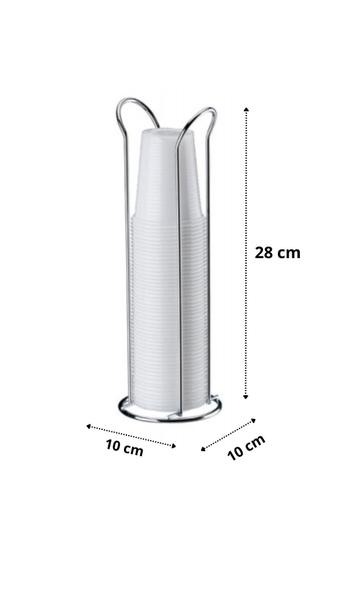 Imagem de Kit mesa 2 peças aço carbono Future porta copo suporte guardanapo