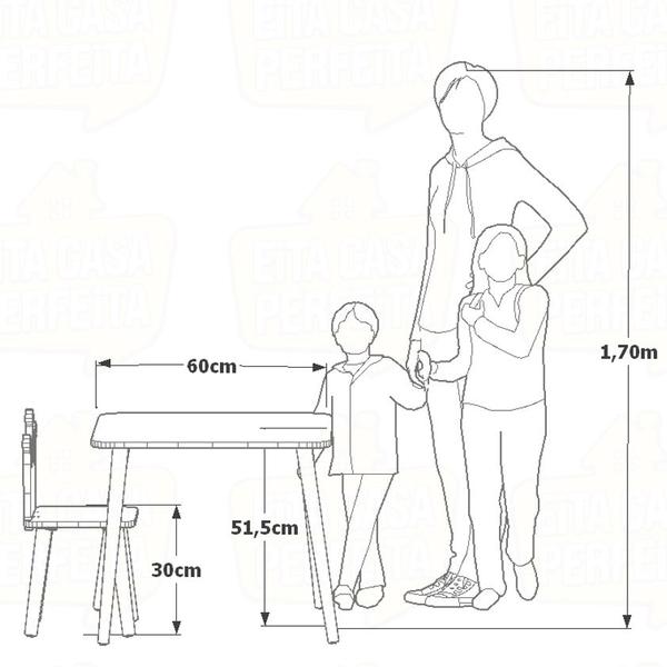 Imagem de Kit Mesa e 2 Cadeiras Infantil Dinossauro