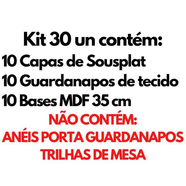 Imagem de Kit mesa posta cinema filme pipoca capa supla base 30 pçs