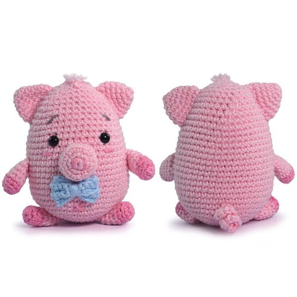 Imagem de Kit Meu Primeiro Amigurumi Fazendinha Círculo - Porquinho