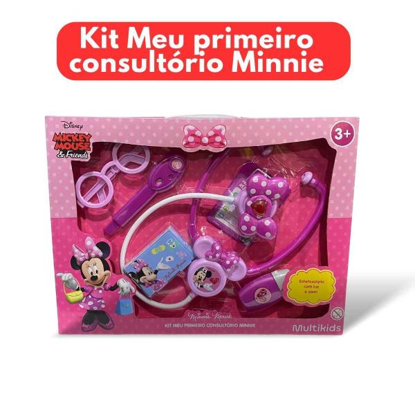 Kit Meu Primeiro Consultório Minnie Multikids Com Som BR2183 Imagem de Kit Meu Primeiro Consultório Minnie Multikids Com Som BR2183
