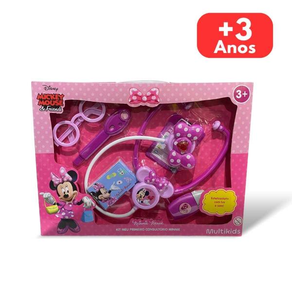 Kit Meu Primeiro Consultório Minnie Multikids Com Som BR2183 Imagem de Kit Meu Primeiro Consultório Minnie Multikids Com Som BR2183