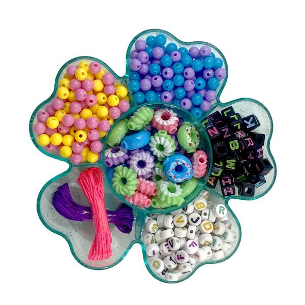 Imagem de Kit Miçanga Infantil Colorida Pocket Candy Biju - Dm Toys