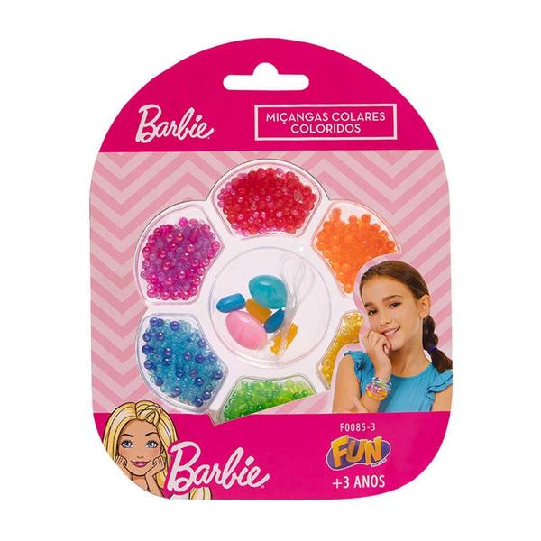 Imagem de Kit Miçangas Barbie Colares Pérolas - Fun Divirta-se