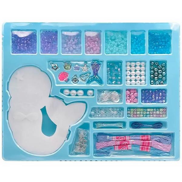 Imagem de Kit Miçangas Infantil Mermaid Beads Set Biju Collection