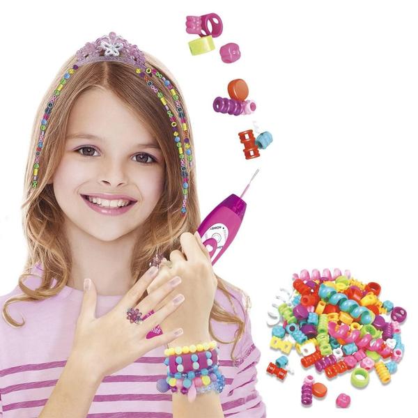 Imagem de Kit Miçangas Para Cabelo 257 Peças - BBR Toys R3331