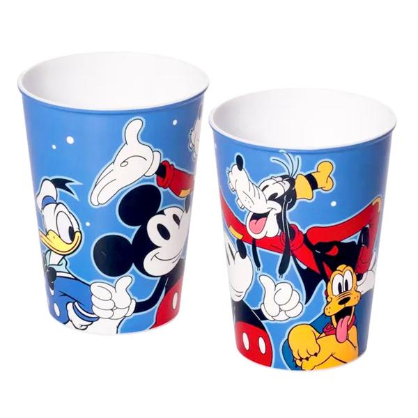 Imagem de Kit Mickey e Minnie com Forminha de Sorvete e Copo de Suco Plasútil Infantil