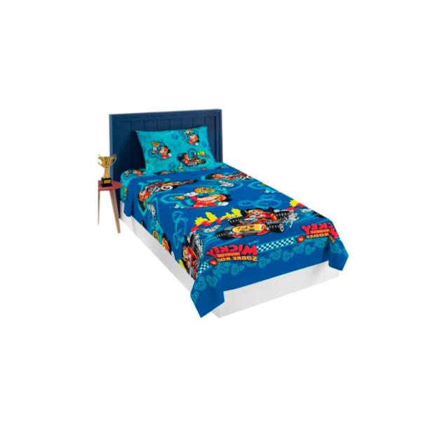 Imagem de Kit Mickey Jogo De Cama, Almofada E Toalha Infantil