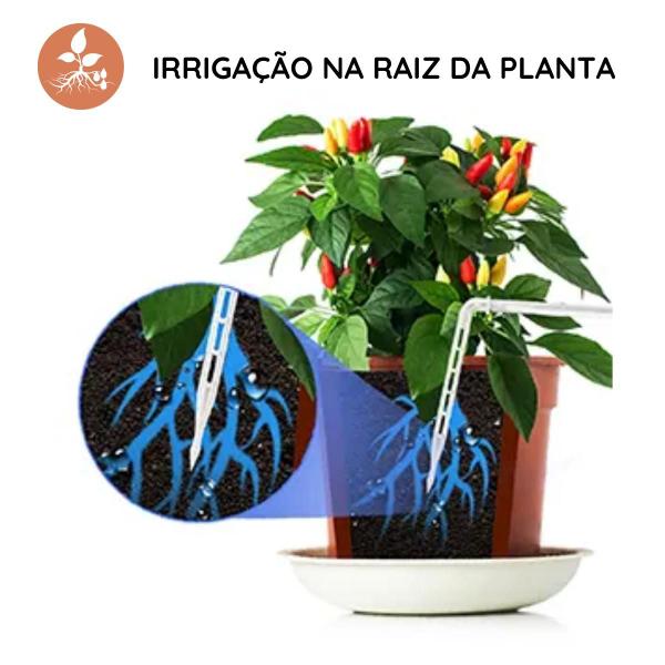 Imagem de Kit Micro Irrigação Gotejamento KIG14 BrisaJardim