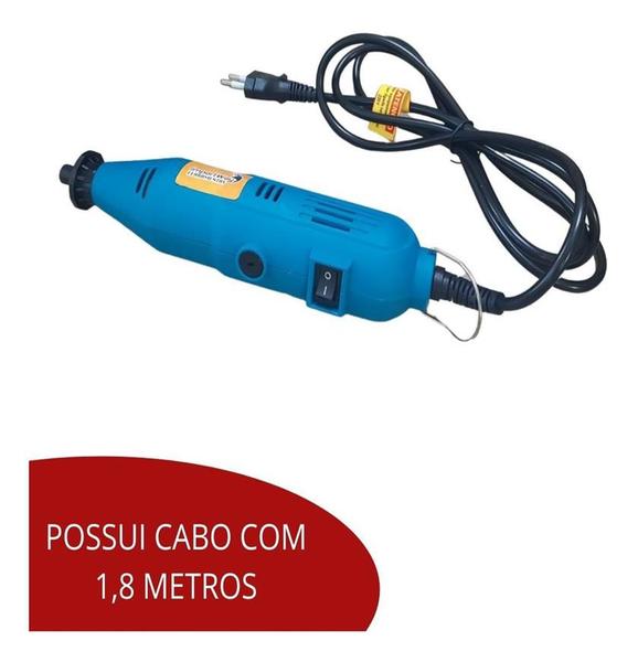 Imagem de Kit Micro Retífica Com 234 Acessórios 220v Importway